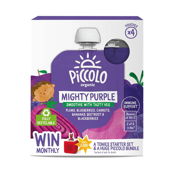 Piccolo Organic Mighty Purple Smoothies 4 x 90g