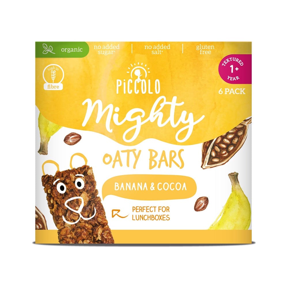 Piccolo Mighty Oaty Banana & Cocoa Bar Multipack Box 6x20g