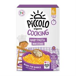 Piccolo Baby Cooking Mini Pasta Stars 6m+, Piccolo