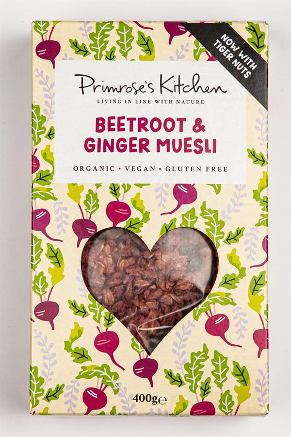 Betroot de la cuisine de Primrose et Ginger Muesli 300G