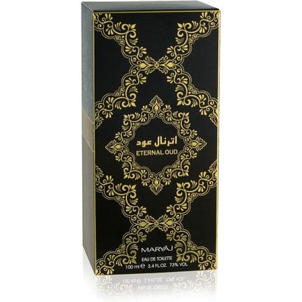 Maryaj Eternal Oud Eau De Toilette For Unisex 100ml Oriental Fragrance with Sweet Almond Floral Heart of Violet and Rose Musk and Cedarwood Base Long-Lasting Captivating Scent for Men and Women