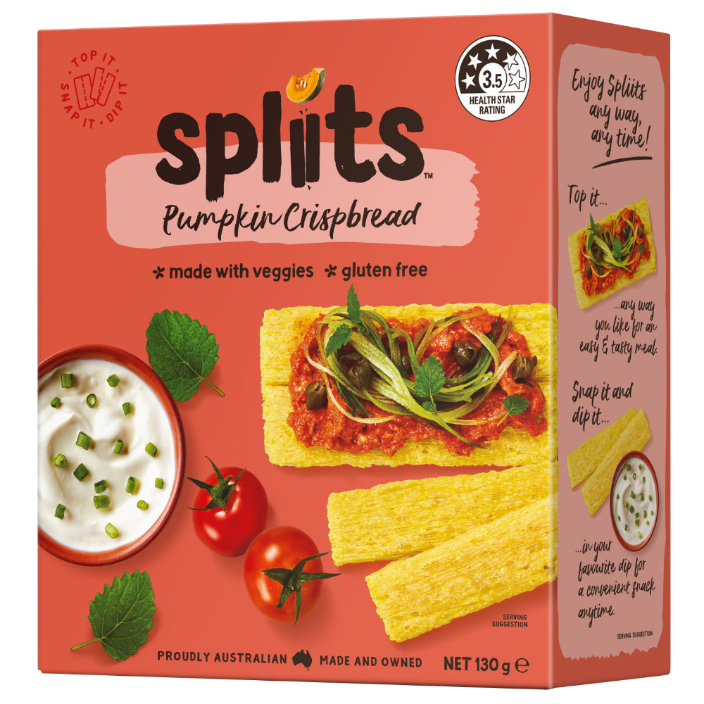 Spliits spliits græskar crispbread 130 g