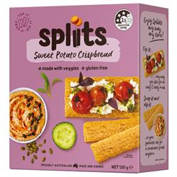 Spliits Sweet Potato Crispbread 130g, Spliits