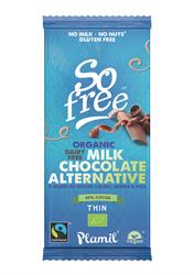 So Free Milk Alternative Chocolate Organic Fairtrade 80g, Plamil