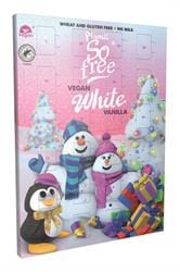 Organic DF White Choc Alt Advent, Plamil