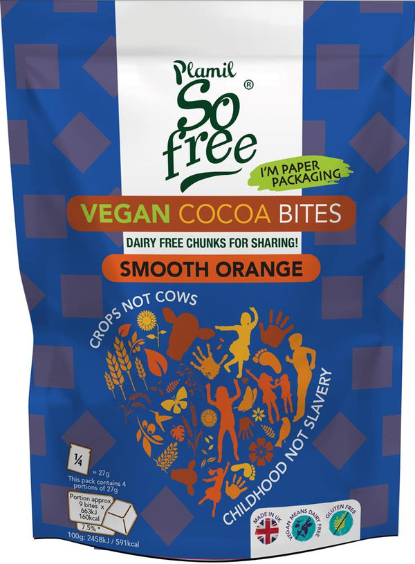 Plamid Vegan Orange Cocoa Bites 108G