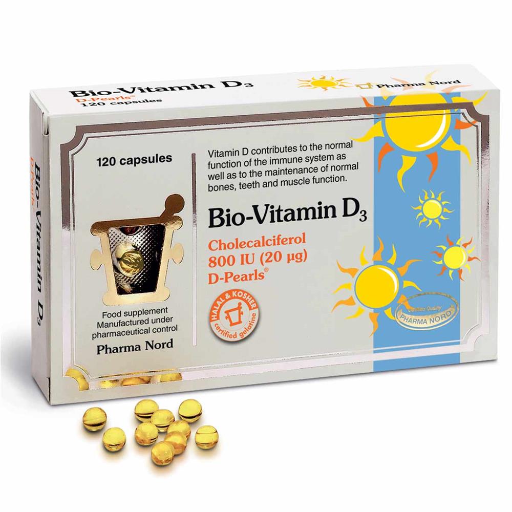 Pharma Nord Bio -Vitamin D3 (Cholecalciferol) - 20mcg - 800iu -