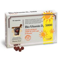 Bio-Vitamin D3 (Cholecalciferol) - 125mcg - 5000IU, Pharma Nord