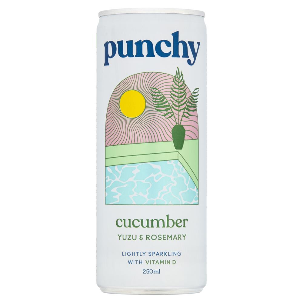 Punchy drinks Punchy - agurk yuzu & rosmarin drink 250 ml