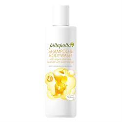 Shampoo & Bodywash with Organic Aloe Vera 200ml, Pitta Patta