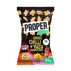 Chilli & Yuzu Chickpea Chips 85g, Properchips