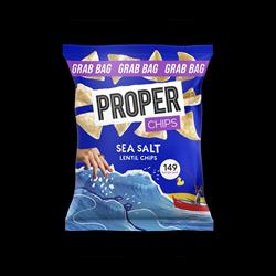 PROPER Sea Salt Lentil Chips 31g, Properchips