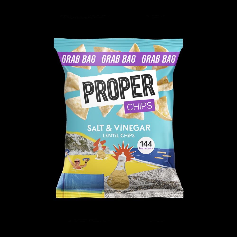 Properchips PROPER Salt & Vinegar Lentil Chips 31g