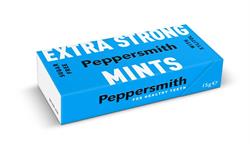 Extra Strong Xylitol Mints 15g, Peppersmith