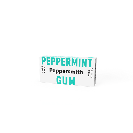 Peppersmith Chewing Gum 12x15g Peppermint