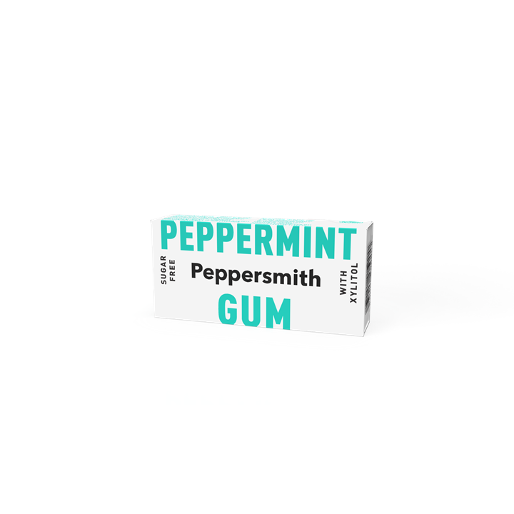 Peppersmith Chewing Gum 12x15g Peppermint