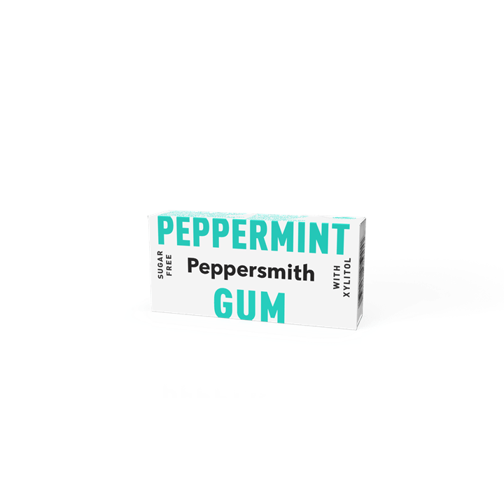 Peppersmith Chewing Gum 12x15g Peppermint