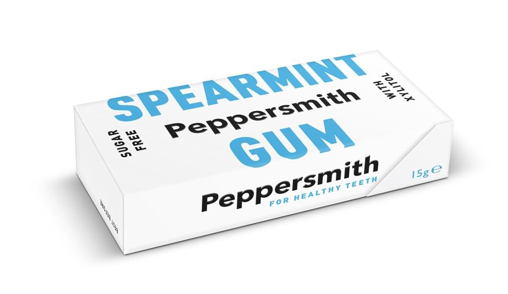 Peppersmith Spearmint Xylitol Gum 15G