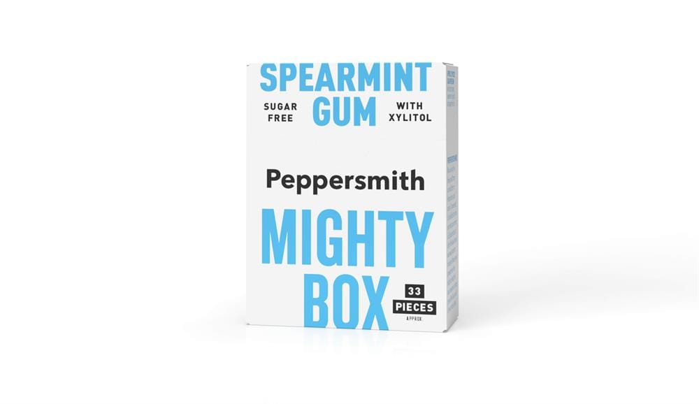 Peppersmith Premium Spearmint Xylitol Gum 50G