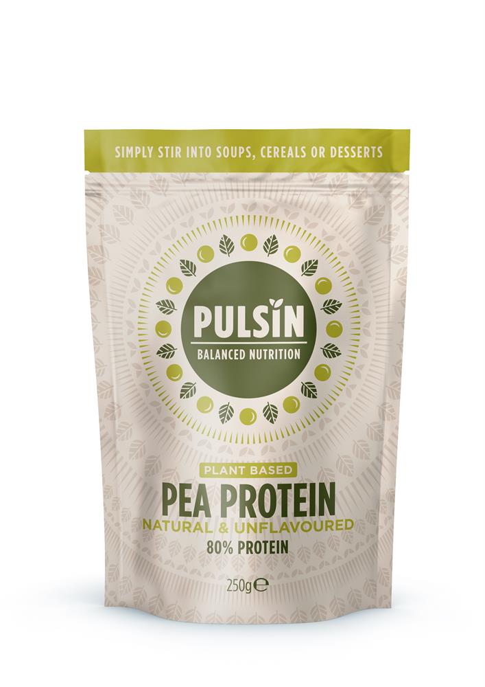 Pulsin Pea Protein Isolate Powder Unsweetened 250g