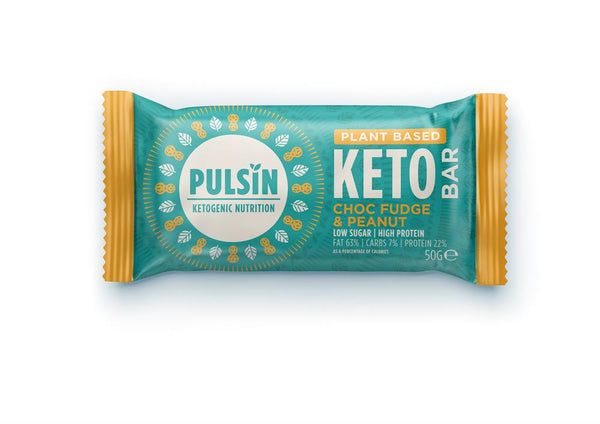 Pulsiini choc fudge pnt keto baari 50g