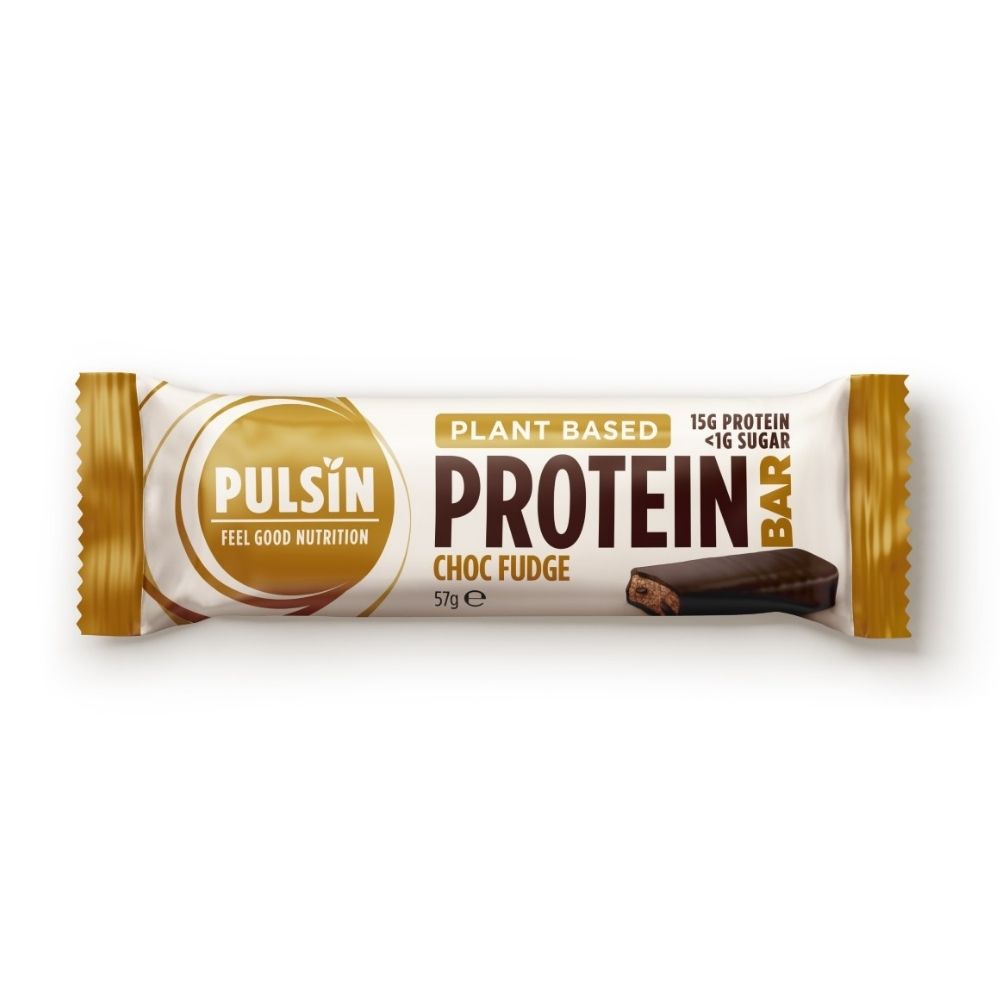 Pulsin NOUVELLE BAR PROTÉINE ENROBLE DE PULSIN - Saveur de fudge Choc