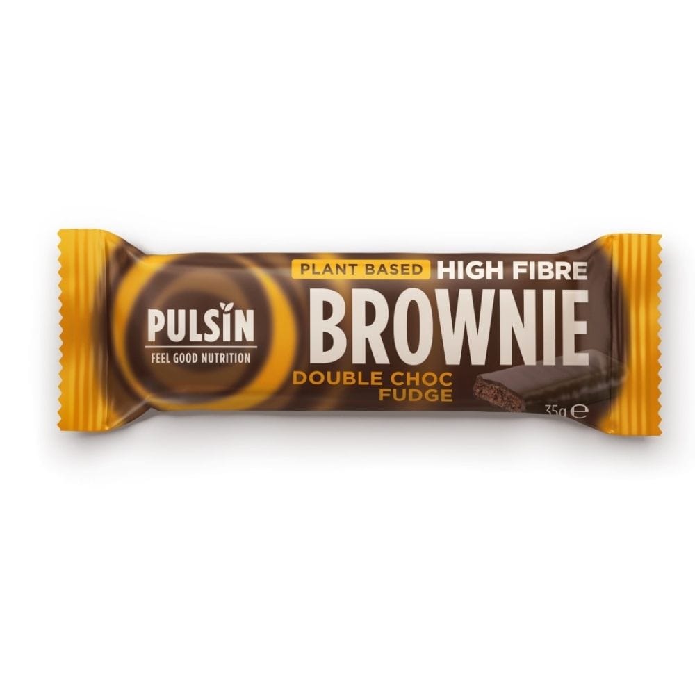 Pulsin Enrobed High Fibre Brownie - Choc Fudge Flavour