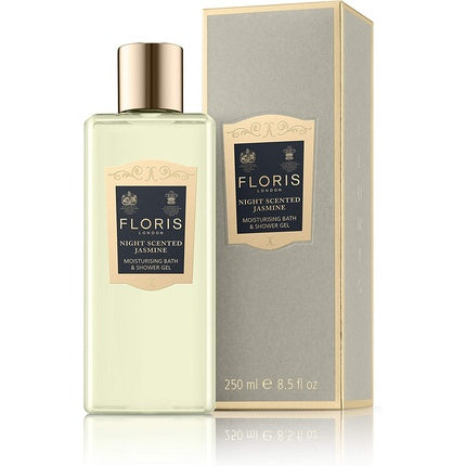 Floris London Night Scented Jasmine Moisturising Bath and Shower Gel 250ml