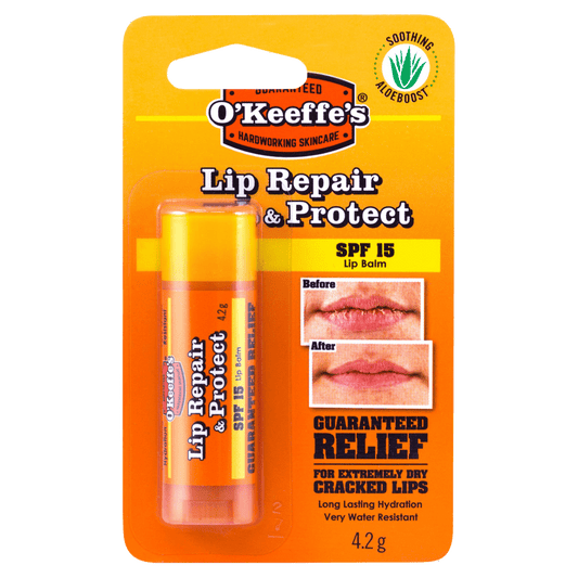 O'Keeffe's Lip Repair & Protect SPF 15 Lip Balm 4.2g - welzo