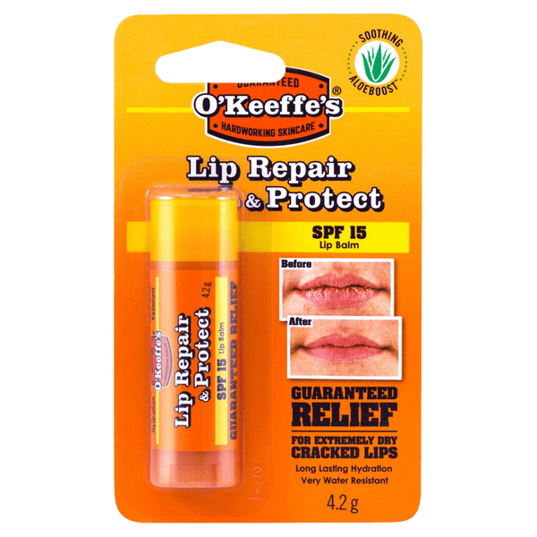 O'Keeffe's Lip Repair & Protect SPF 15 Lip Balm 4.2g - welzo