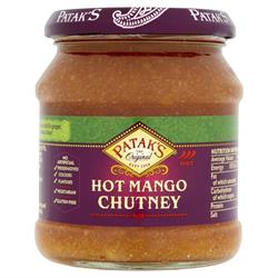 Pataks Hot Mango Chutney 340g, Pataks