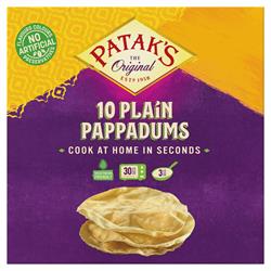 Pataks Cook At Home Pappadums 100g, Pataks