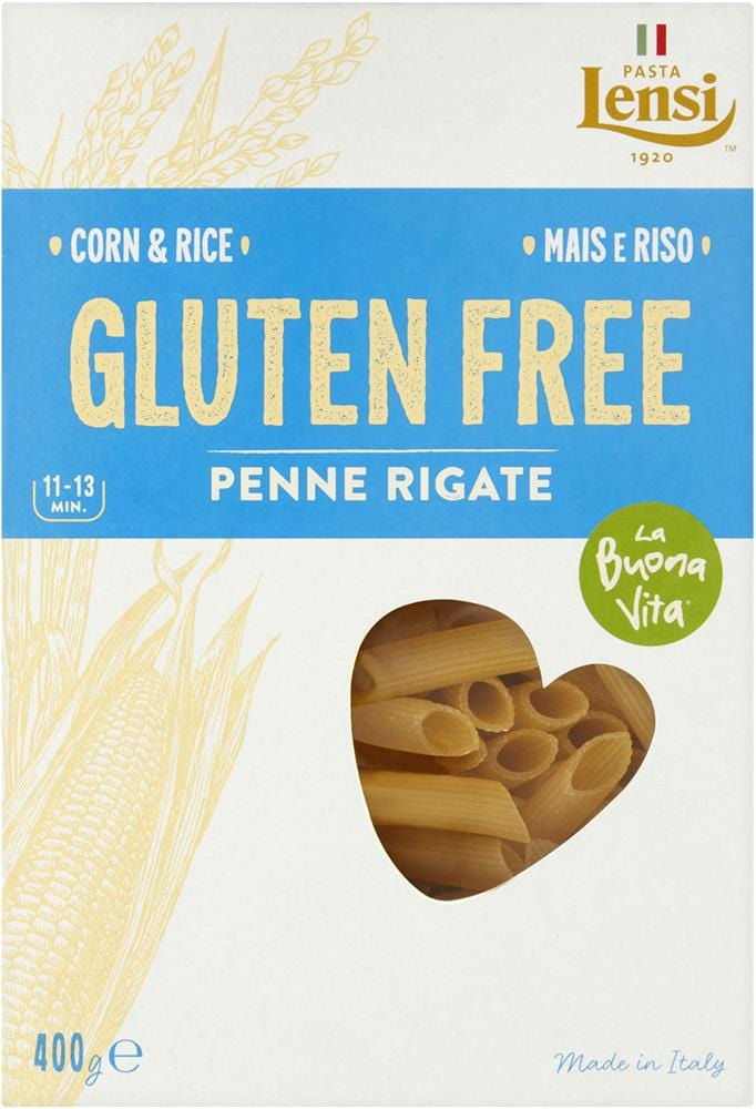 Pasta Lensi La Buona Vita Gluten Free Penne Pasta 400g