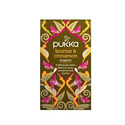 Pukka Organic Licorice & Cinnamon Herbal Tea x 20 sachets, Pukka Herbs