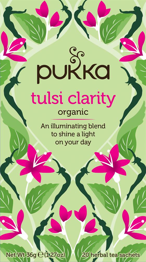 Pukka erbe pukka tulsi chiarezza 20 bustine di tè alle erbe