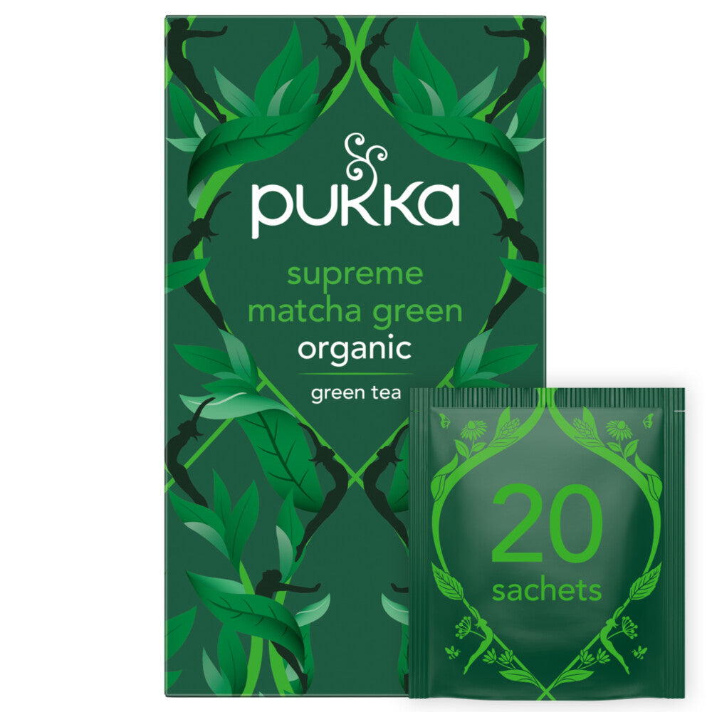 Pukka urter øverste grøn matcha te 20 pose