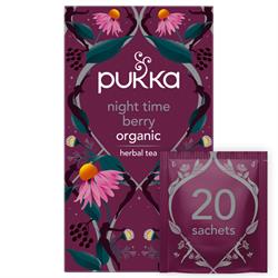 Pukka Night Time Berry Organic Herbal Tea 20 sachets, Pukka Herbs