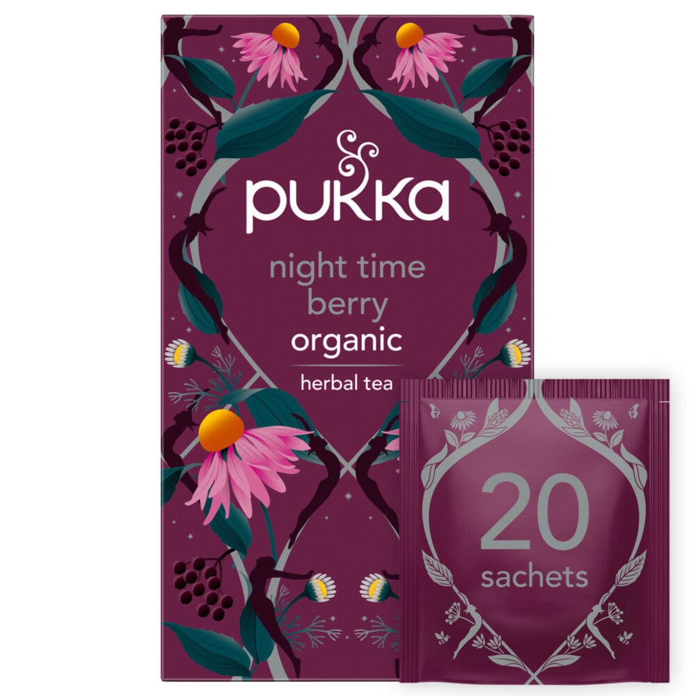 Pukka Herbs Pukka Night Time Berry Organic Herbal Tea 20 sachets