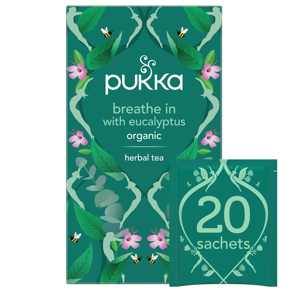 Pukka Herbs Organic Breathe σε 20 τσάντες τσαγιού. Μια αναπνοή καθαρού αέρα