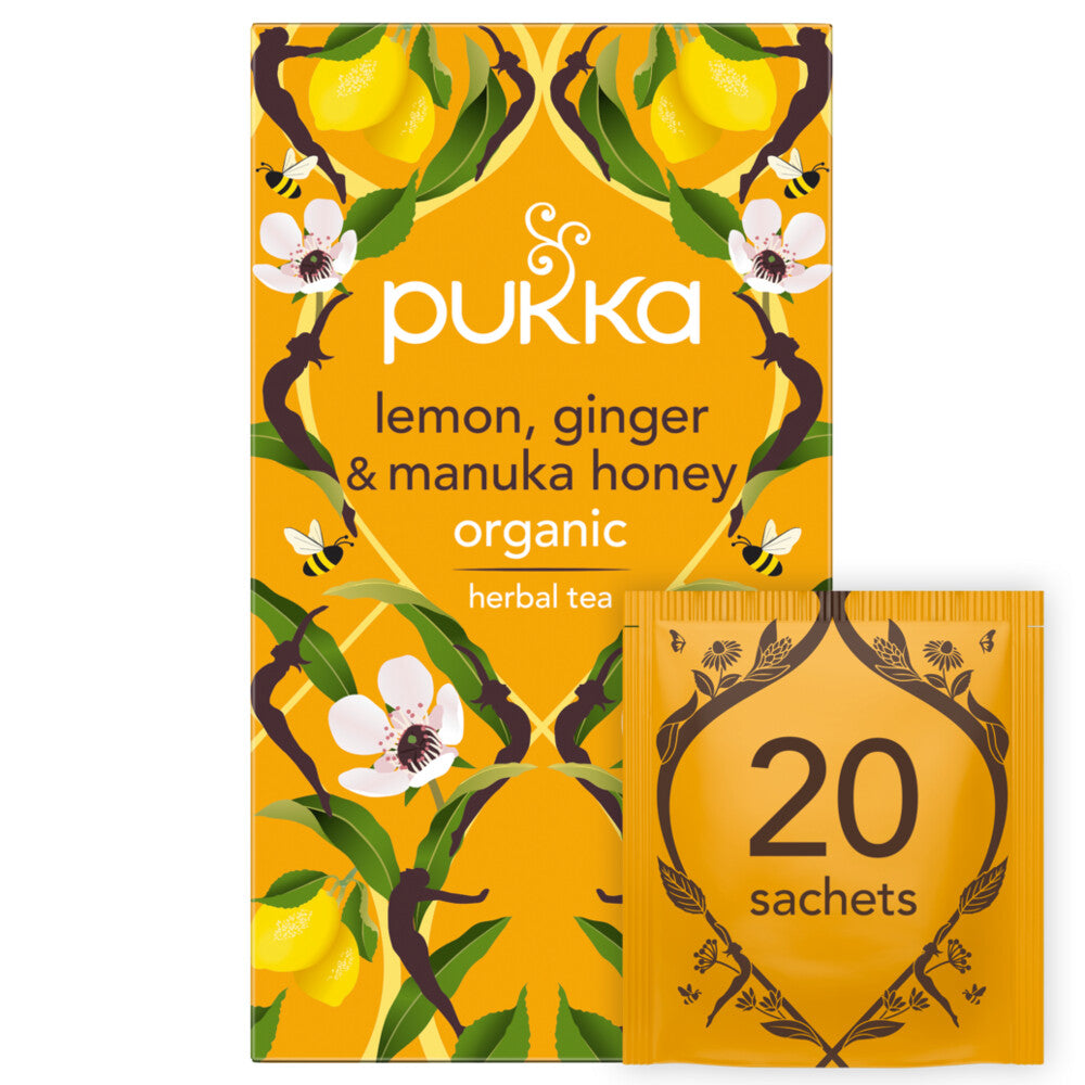 Pukka Kräuter Pukka Zitronenginger & Manuka Honey Kräutertee x 20 Beutel