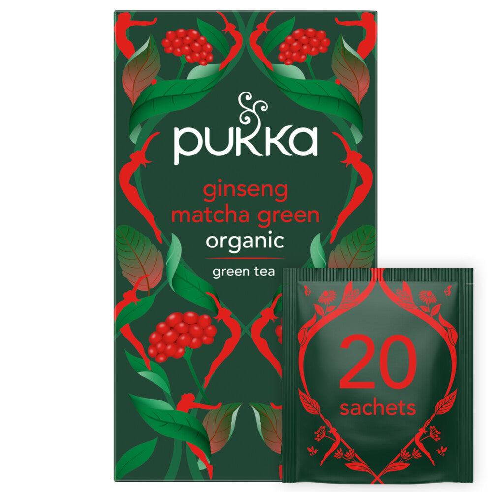 Pukka biljke ginseng matcha zeleni čaj 20 vrećica