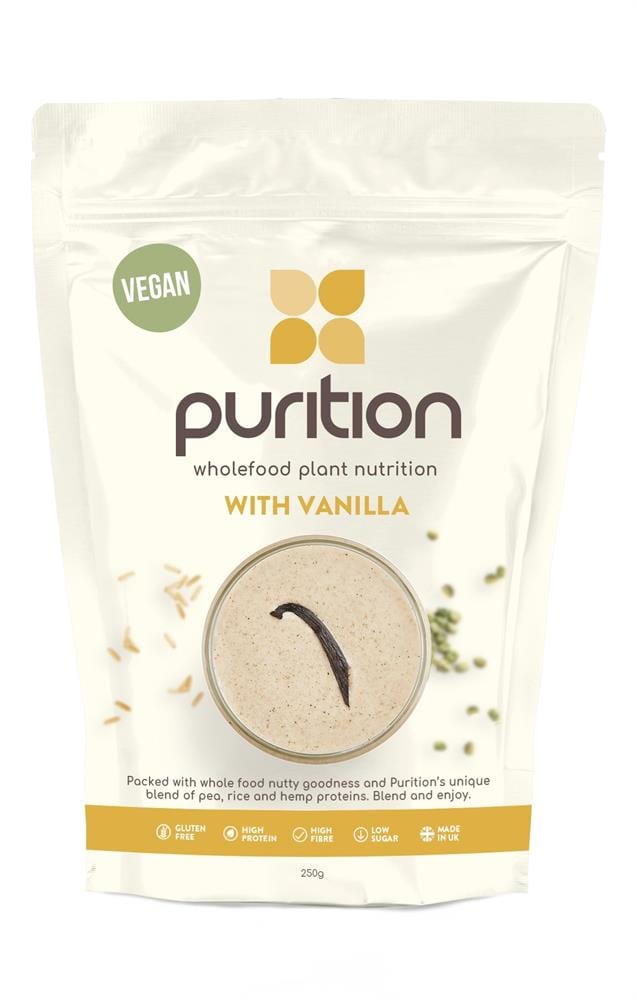 PURITION PURITION VEGAN NUTRITION FOOD avec Protein Vanilla 250g