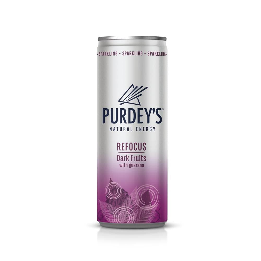 Purdeys Refocus Dark Fruits Natural Energy Drink 250ml