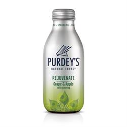 Rejuvenate Grape & Apple Natural Energy 330ml, Purdeys