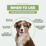 Furbabies Botanicals Avocado Butter Nose, Wrinkle & Paw Balm - Welzo