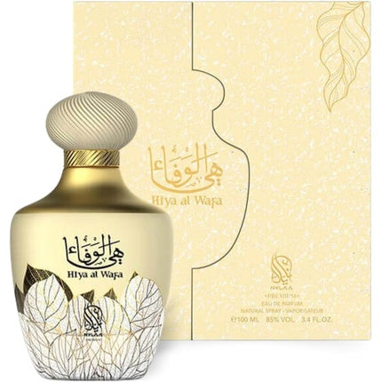 Hiya Al Wafa Eau De Parfum 100ml by Nylaa Spicy Women's Fragrance with Red Thyme Lemon Orange Oil Black Pepper Fig Nutmeg Indonesian Patchouli Virginian Cedarwood Amber Musk WOMANITY