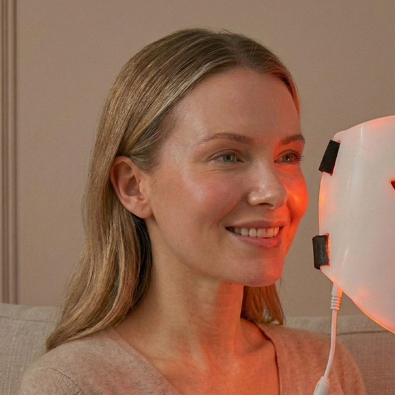 Skin LED Red Light Therapy Face Mask Anti-Ageing, Enhancing Collagen  Reduce Wrinkles