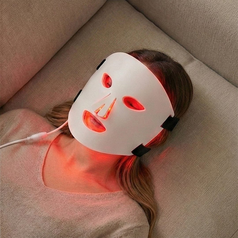 Skin LED Red Light Therapy Face Mask Anti-Ageing, Enhancing Collagen  Reduce Wrinkles
