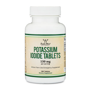 Double Wood Potassium Iodide - 180 x 65 mg tablets - Welzo