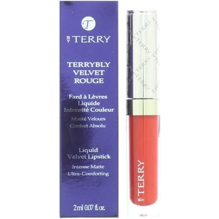 By Terry Terrybly Velvet Rouge Liquid Velvet N°8 Ingu Rouge Lipstick 0.07oz Orange